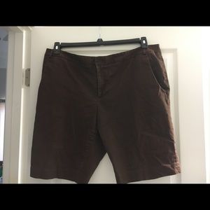 Coldwater Creek brown Bermuda shorts. Good shape,